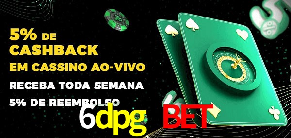 Promoções do cassino ao Vivo 6dpg bet